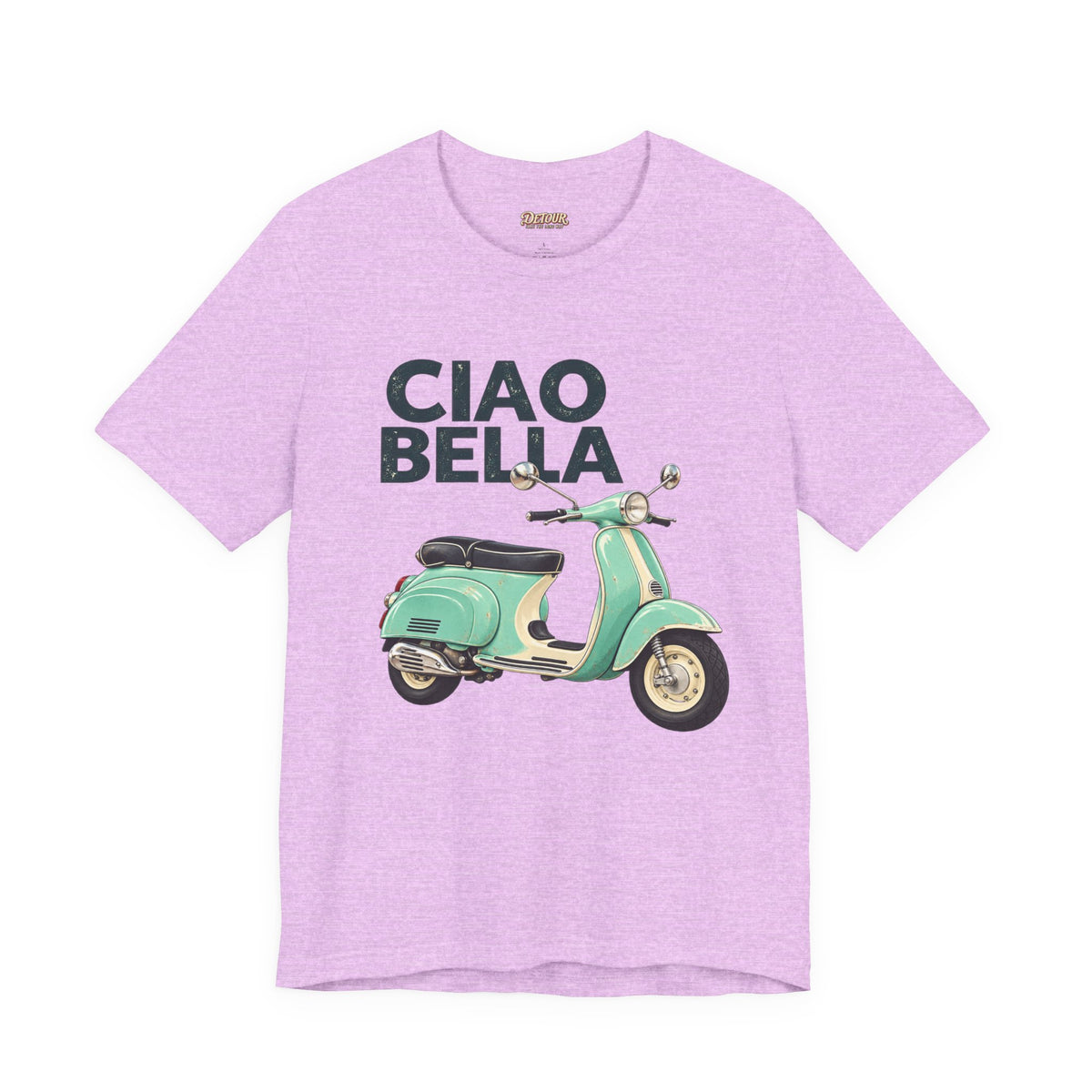 Ciao Bella Vespa Scooter Graphic T-Shirt