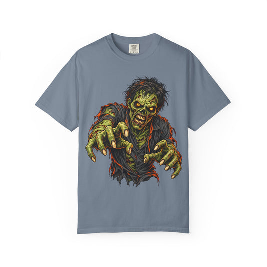 Zombie Attack T‑Shirt — Graphic Horror Tee for Halloween & Horror Fans
