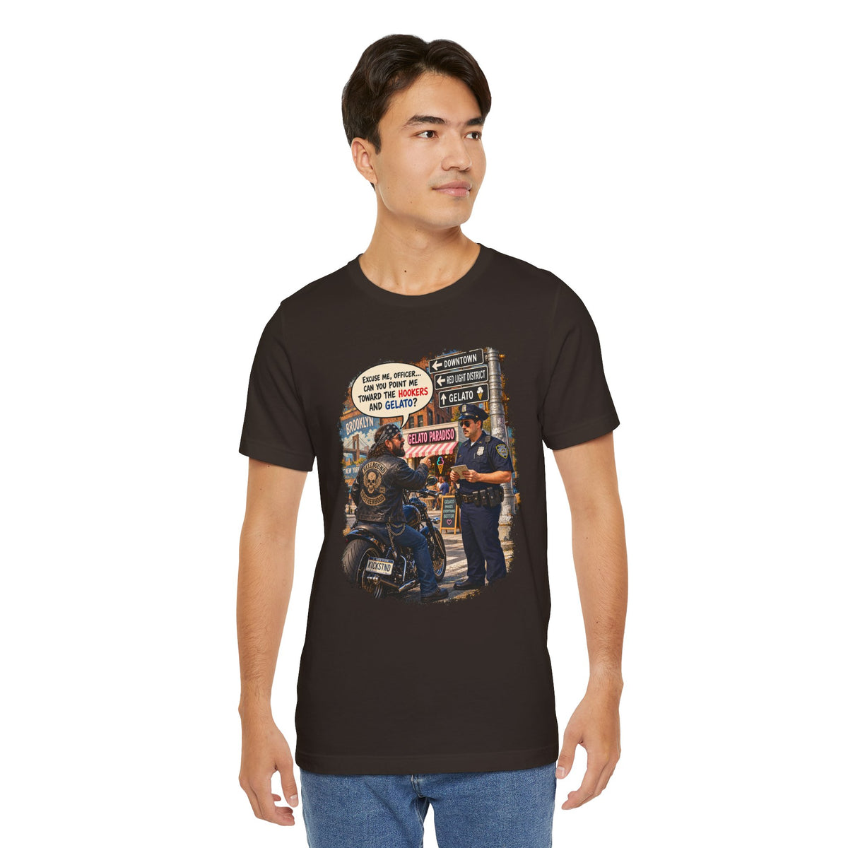Motorcycle Rider Vintage Graphic Tee