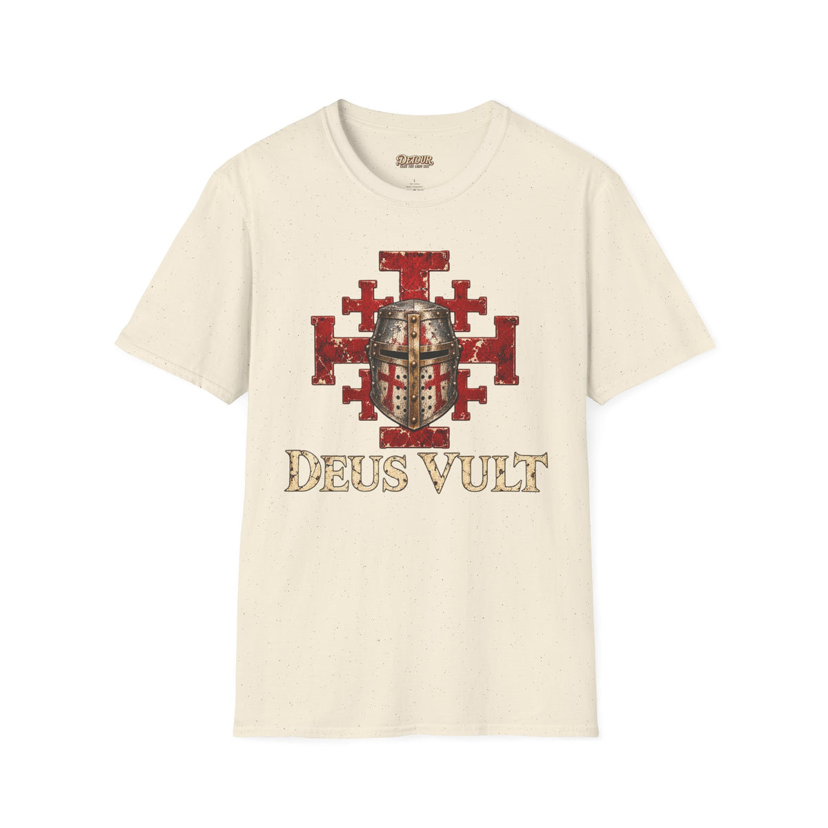 Deus Vult Crusader Shield T-Shirt
