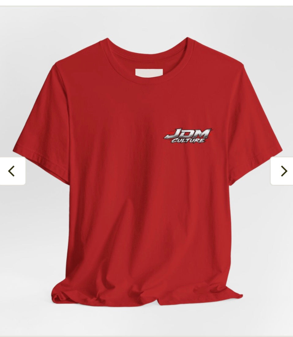 JDM Racing Tee — Black Sports Car Graphic T-Shirt