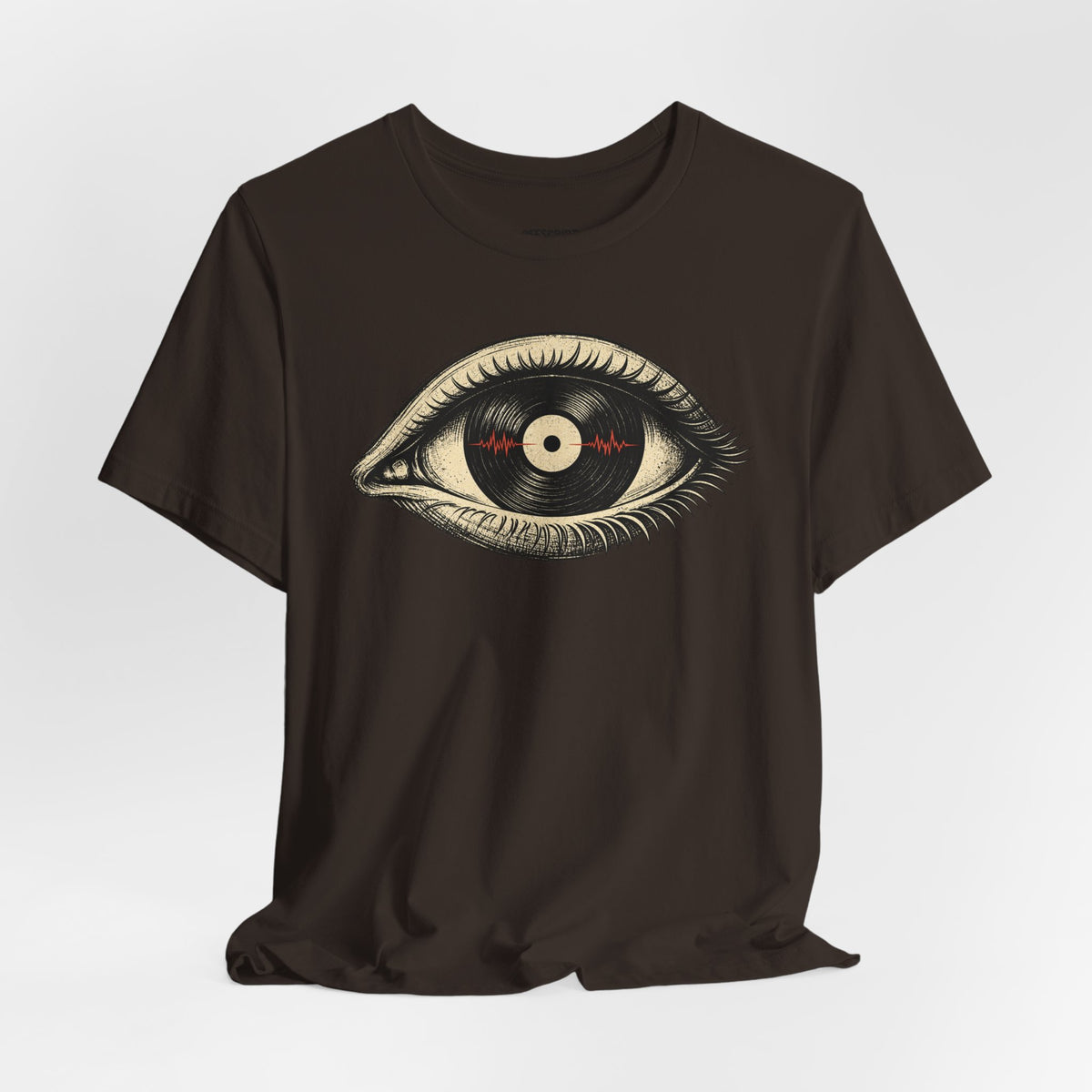 Graphic Tee — Vintage Vinyl Eye Illustration T‑Shirt