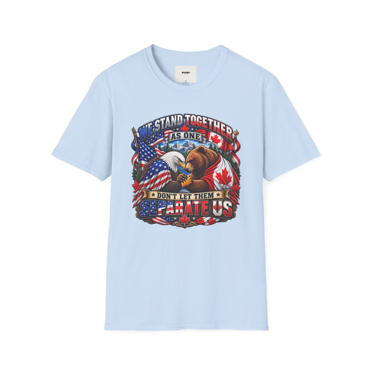 Patriotic "We Stand Together As One" T-Shirt