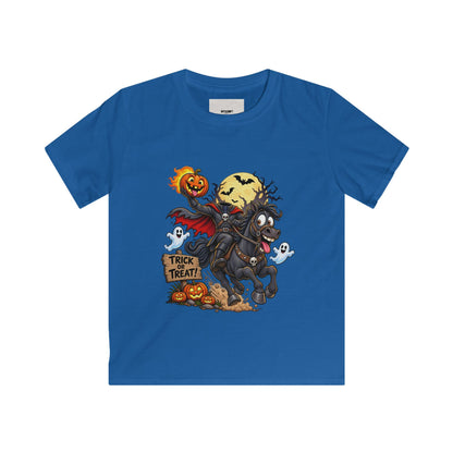 Kids Halloween Tee — Headless Horseman Trick or Treat Shirt for Children