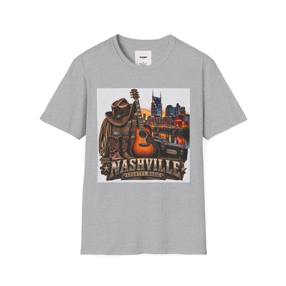 Nashville Skyline Guitar T-Shirt
