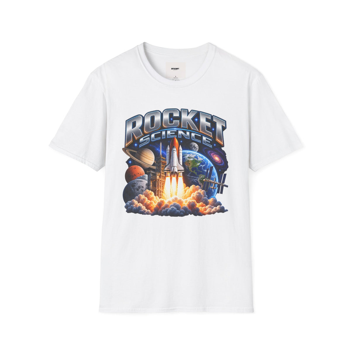 Rocket Science T-Shirt — Vintage Space Shuttle Graphic Tee