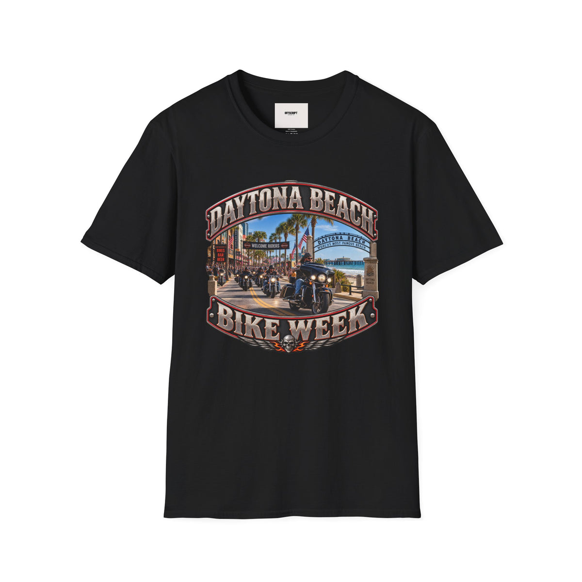 Daytona Beach Bike Week T-Shirt — Vintage Motorcycle Rally Tee