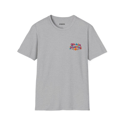 Sugar Skull T-Shirt — Colorful Day of the Dead Floral Skull Tee