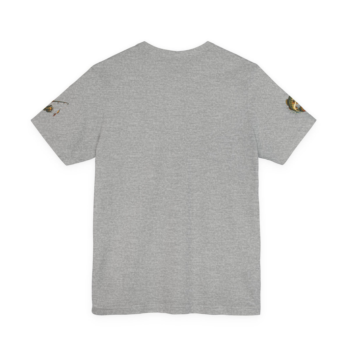 Sunset Lake Fishing T-Shirt — Mountain Boat Fishing Graphic Tee