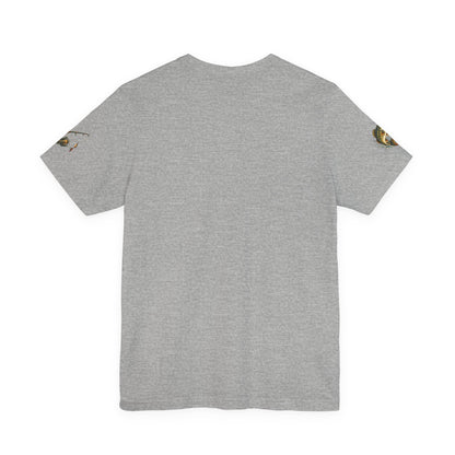 Sunset Lake Fishing T-Shirt — Mountain Boat Fishing Graphic Tee