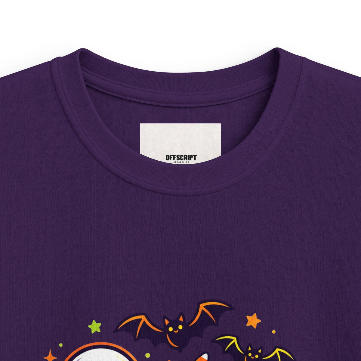 Kids Halloween Tee - Cute Ghost, Jack-O'-Lantern & Black Cat Shirt for Children
