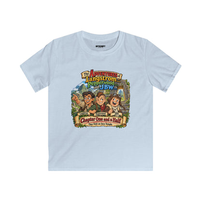 Kids Tee — "The Adventures of Langstrom, Pepperworth & JBW" Chapter One and a Half Illustration