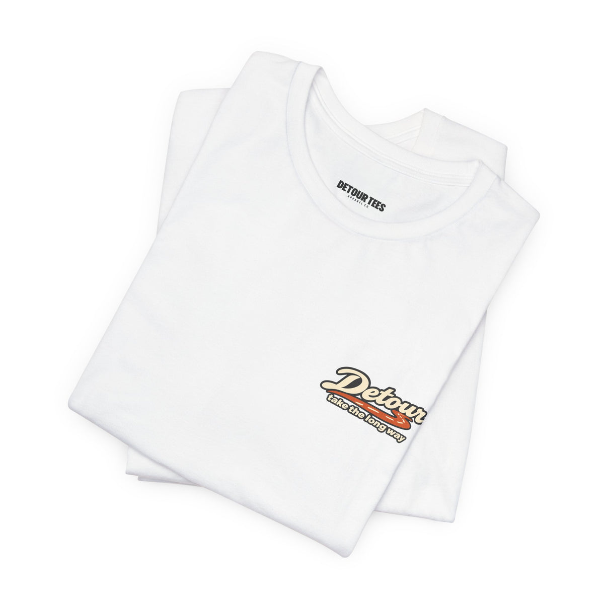 Detour Take the Long Way Road Trip Graphic T-Shirt