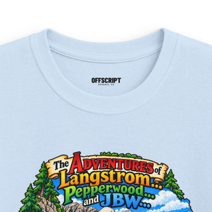 Kids Tee — Adventure of Langstrom Pepperwood Club Vintage Camp Graphic