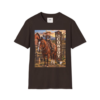 Kid's 'Lil Cowboy' T-Shirt — Cute Western Horse & Ranch Graphic