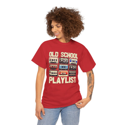 Old School Playlist Cassette Tape T-Shirt