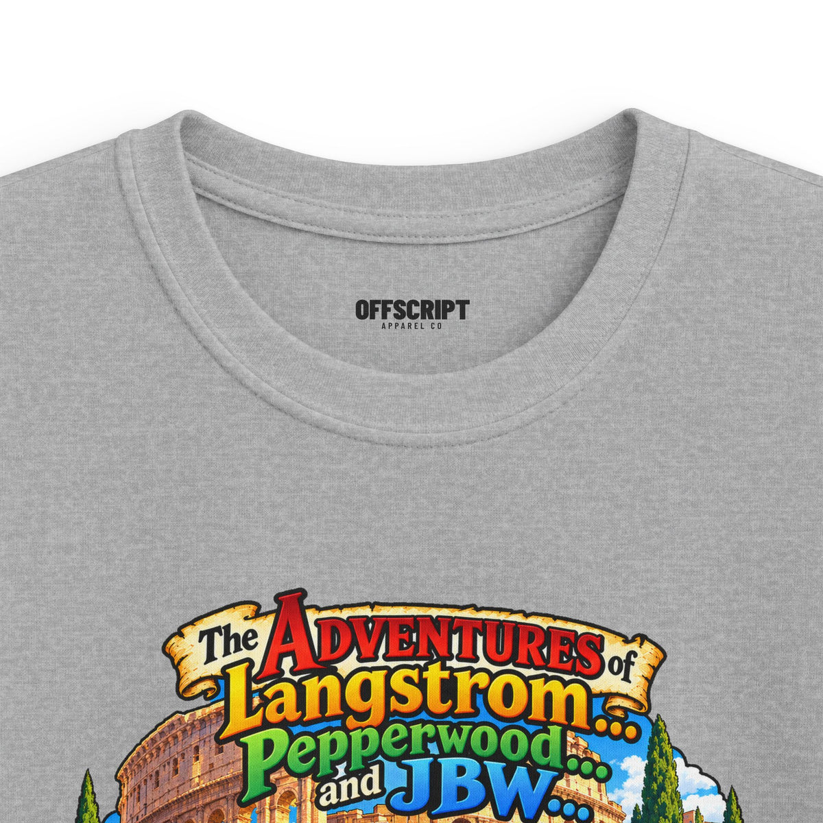 Kids Tee — 'The Adventures of Langstrom & Pepperwood' Illustrated Storybook Design