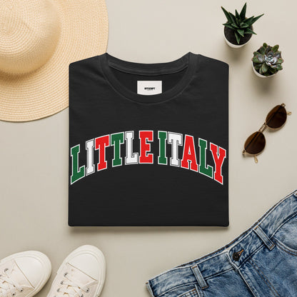 Little Italy T-Shirt — Vintage Italian Flag Graphic Tee