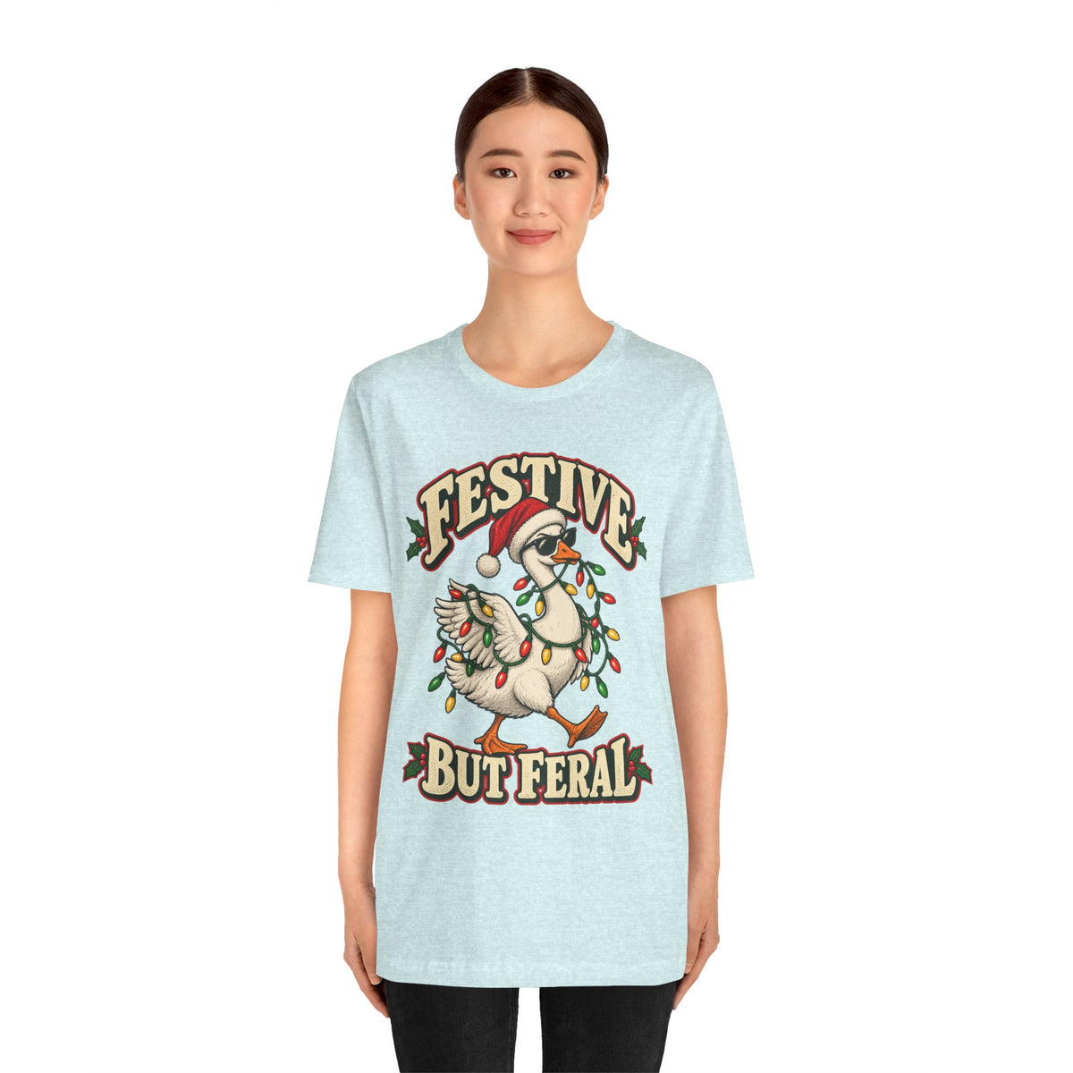 Festive Butterball Turkey Christmas Tee — Holiday Humor Shirt