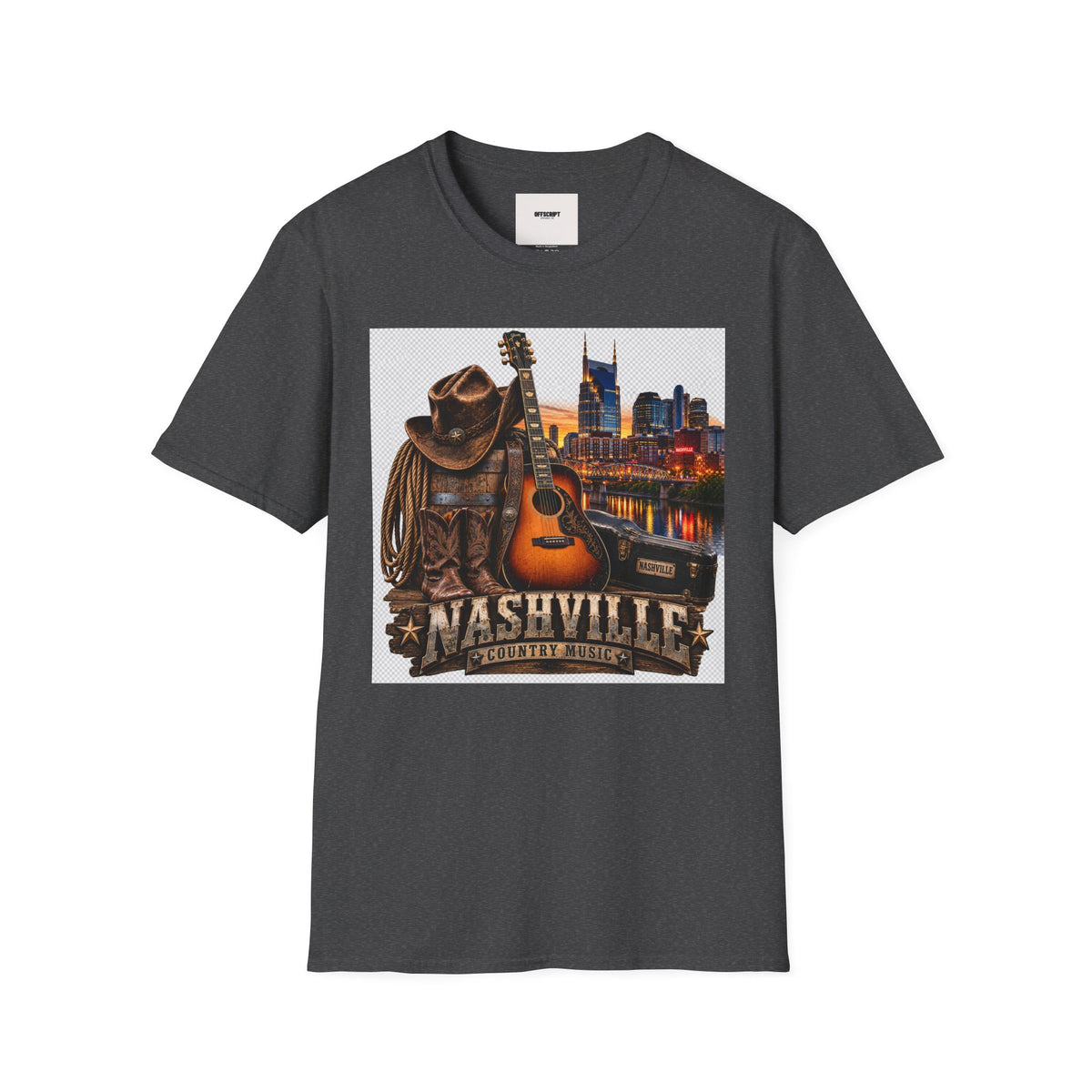 Nashville Skyline Guitar Tee