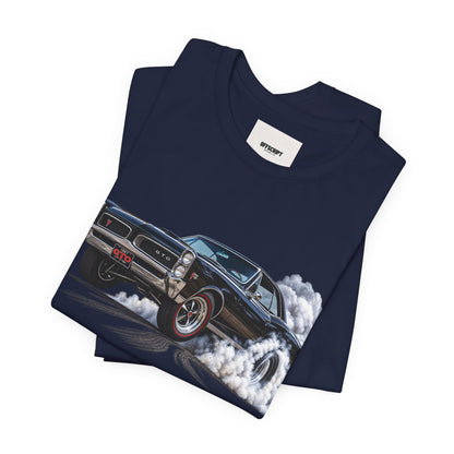 Vintage Muscle Car Tee — Burnout Classic Car Graphic T-Shirt