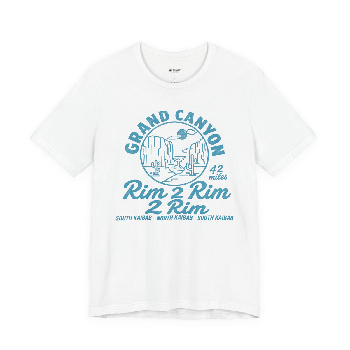 Grand Canyon Rim 2 Rim Graphic Tee — 42 Miles Adventure T-Shirt