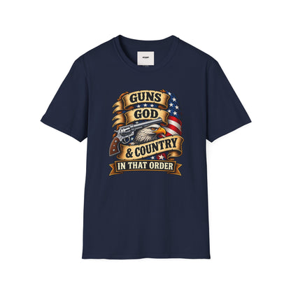 Guns God & Country Graphic T-Shirt