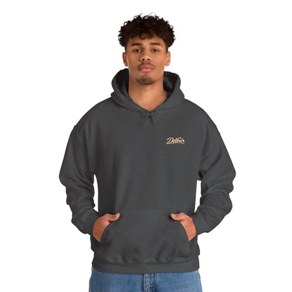 Detour Vintage Hot Rod Hoodie — "Take The Long Way" Classic Car Sweatshirt