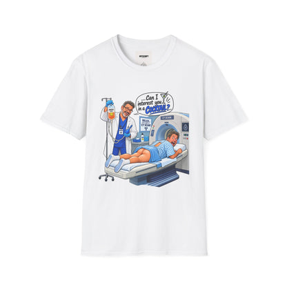 CT Tech T-Shirt — Funny ‘Can I Interest You in a Cocktail?’ Radiology Shirt