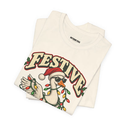 Festive Butterball Turkey Christmas Tee — Holiday Humor Shirt