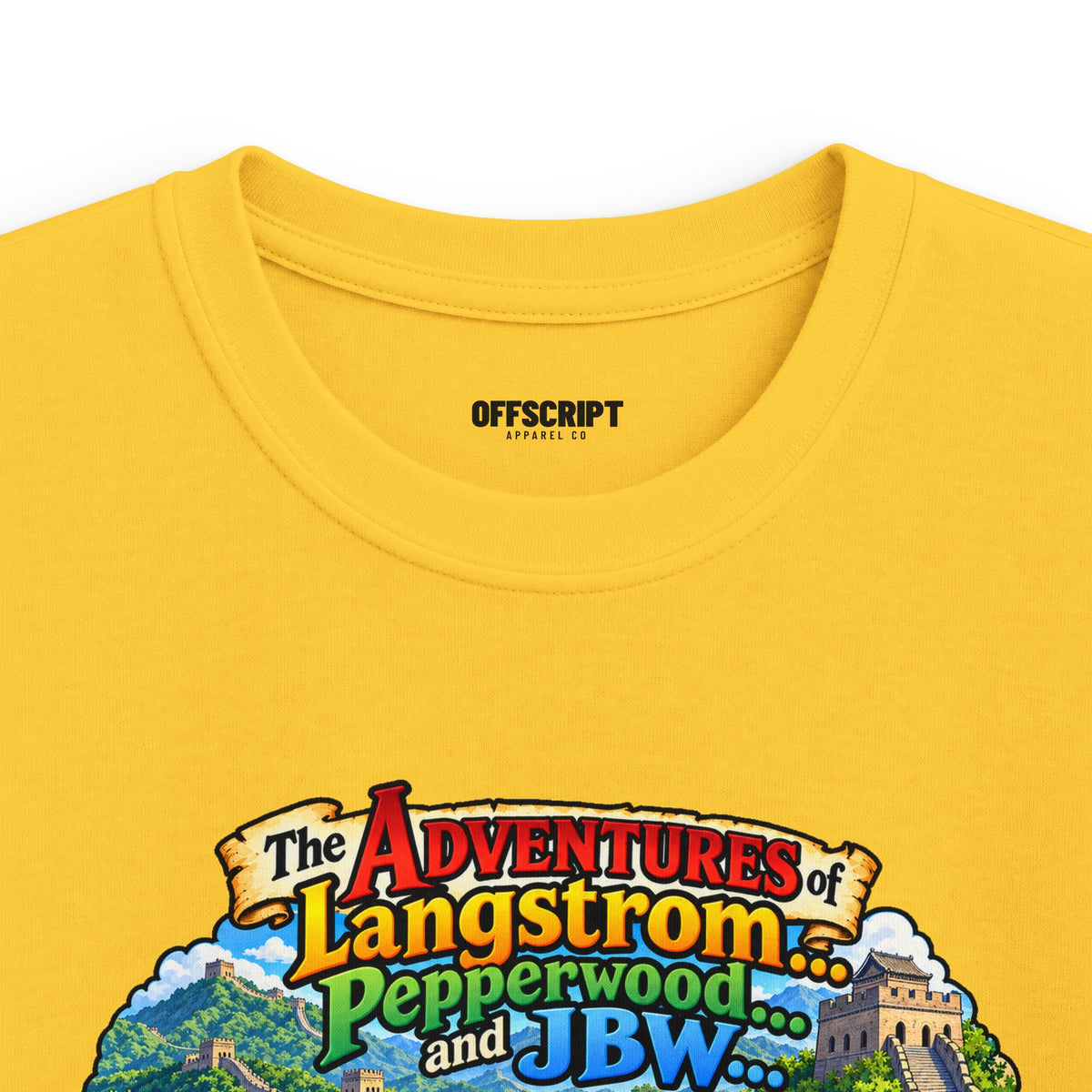 Kids Tee — 'The Adventures of Langstrom & Pepperwood' Storybook Graphic