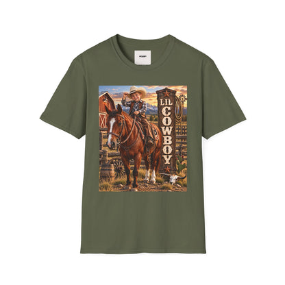 Kid's 'Lil Cowboy' T-Shirt — Cute Western Horse & Ranch Graphic