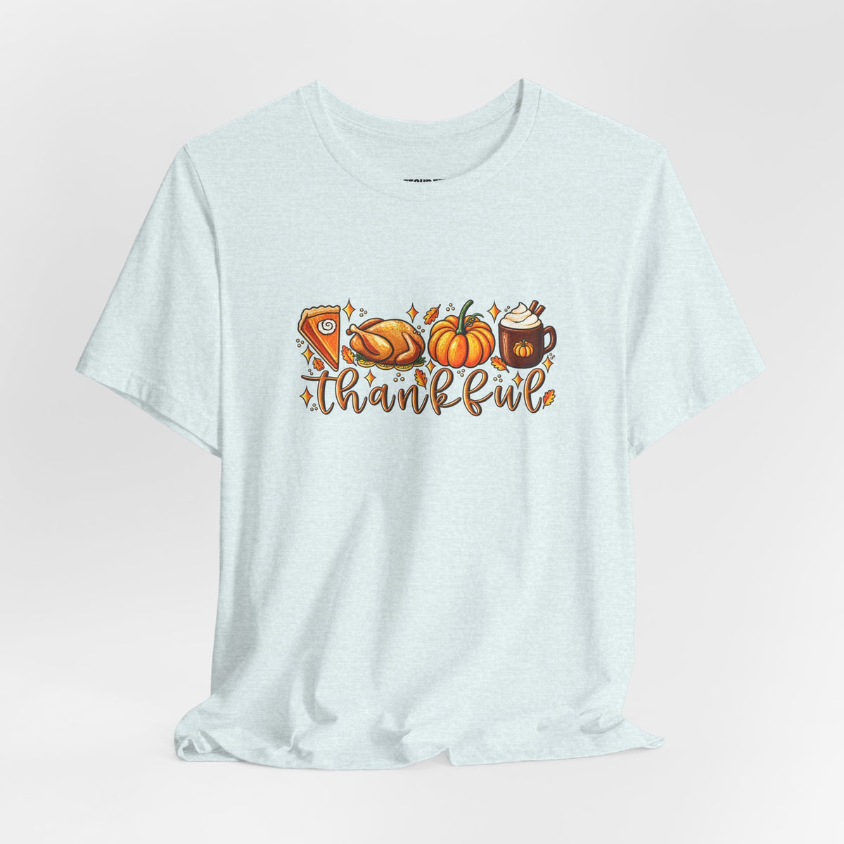 Thankful Harvest Tee — Thanksgiving Pumpkin & Pie Fall Shirt