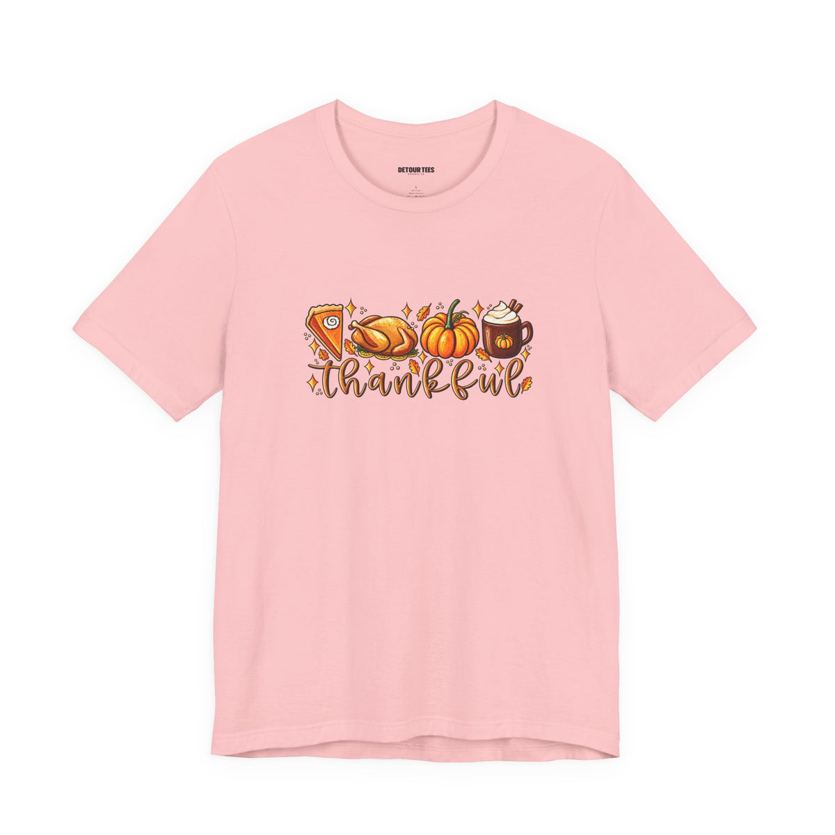 Thankful Harvest Tee — Thanksgiving Pumpkin & Pie Fall Shirt