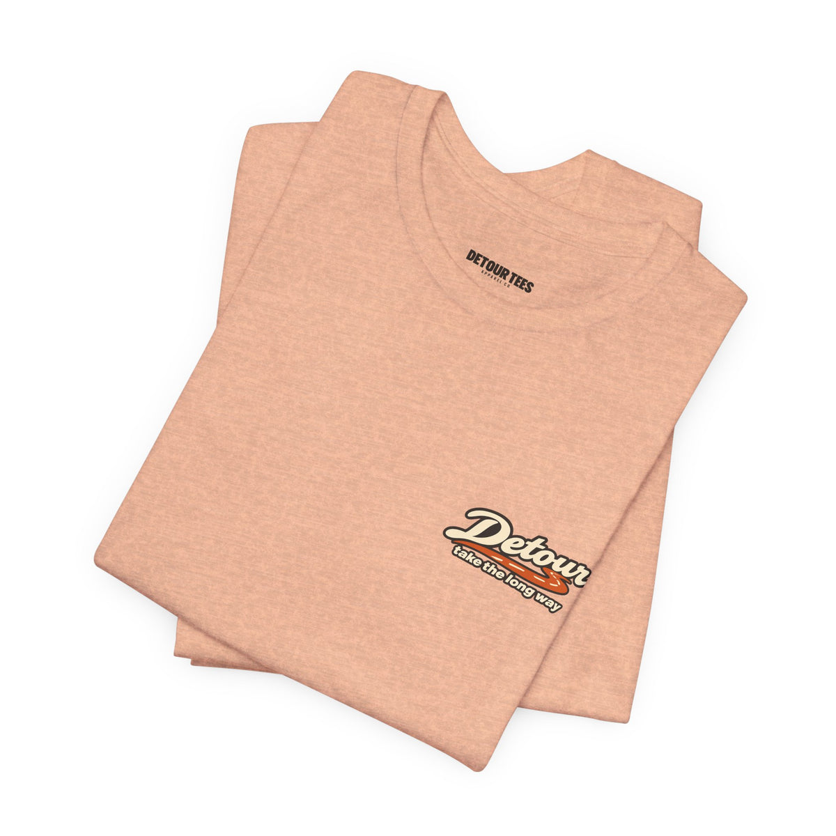 Detour Take the Long Way Road Trip Graphic T-Shirt