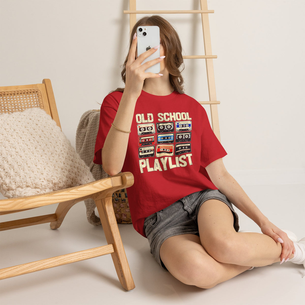 Old School Playlist Cassette Tape T-Shirt