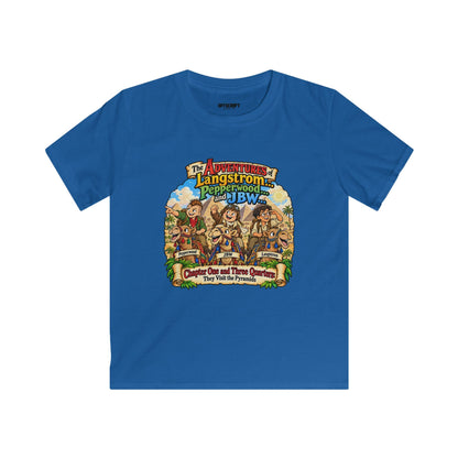 Kids Adventure T‑Shirt — "The Adventures of Langstrom & Pepperwood" Fantasy Design