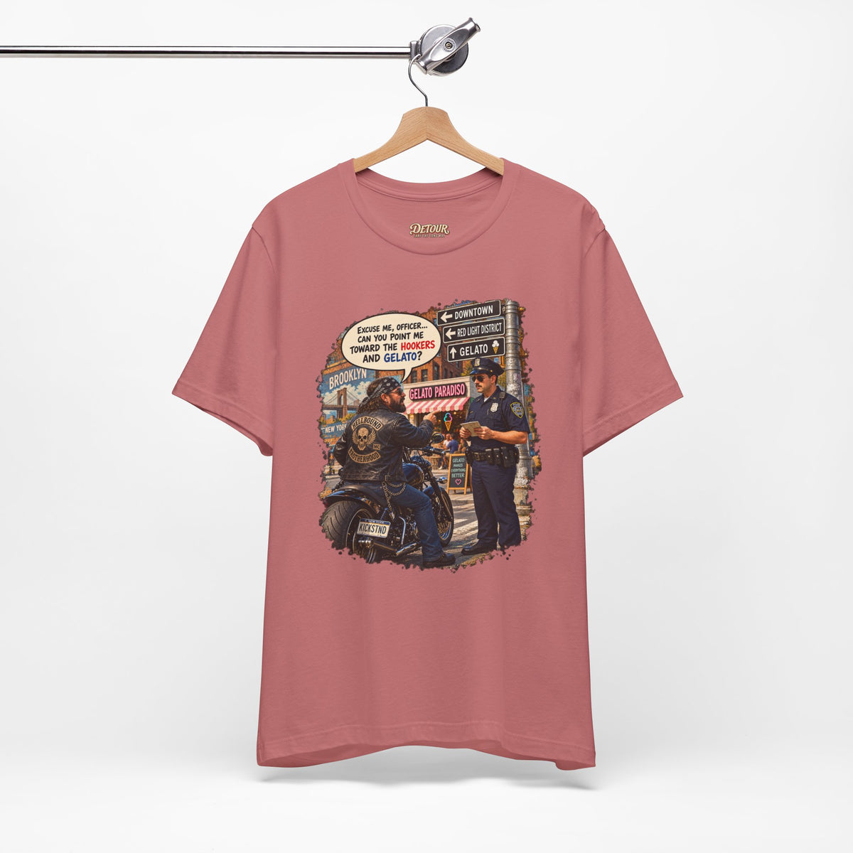Motorcycle Rider Vintage Graphic Tee