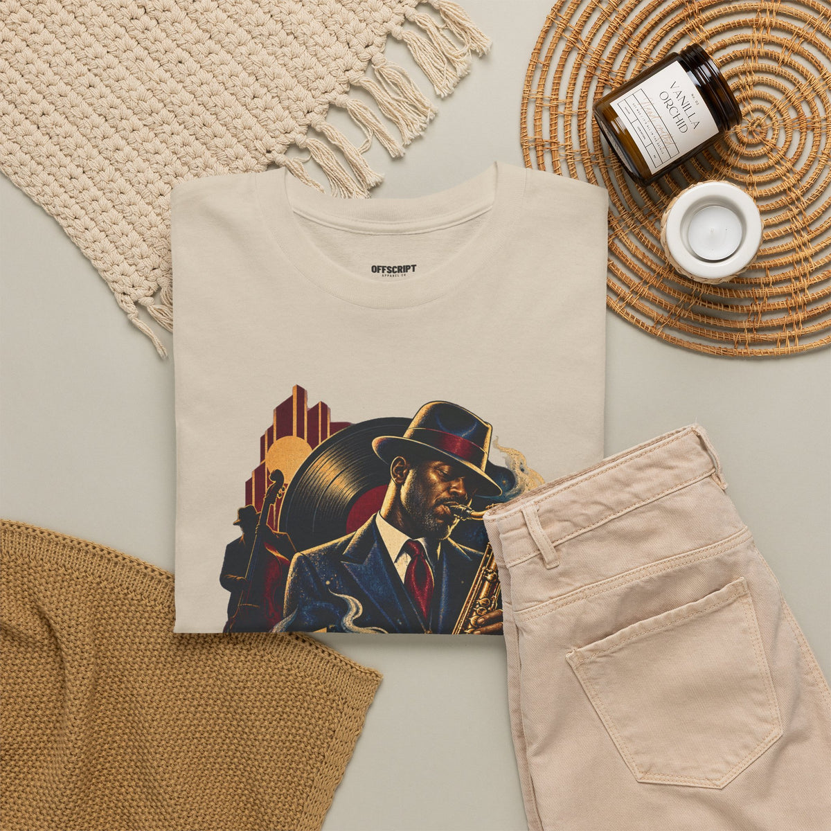 Saxophone Jazz Musician T-Shirt — Vintage Sax Player Tee