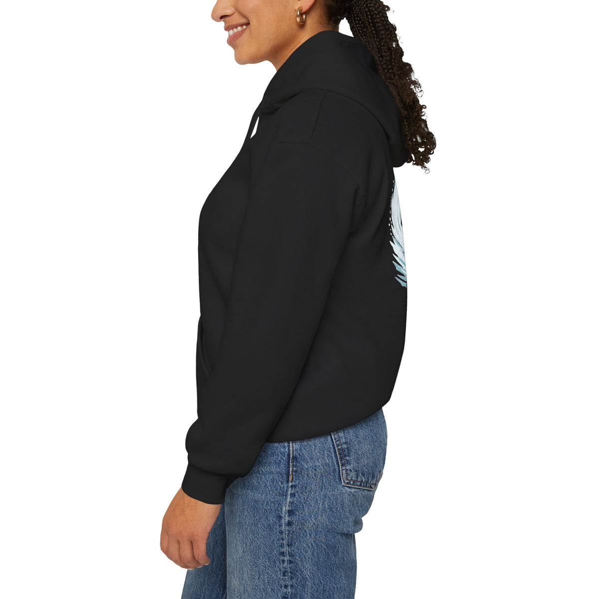 Snowboarding Hoodie – "Snowboarding Life" Graphic Pullover with Backboarder Illustration