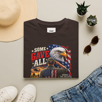 Some Gave All Eagle T-Shirt — Veteran Memorial Patriot Tee