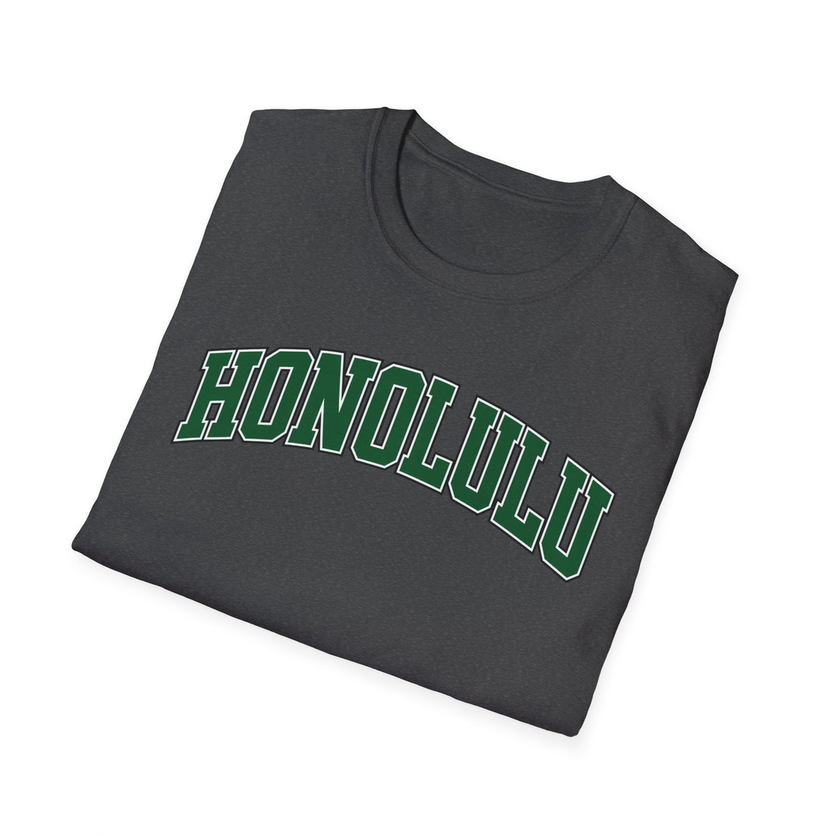Honolulu Arch Logo T-Shirt — Vintage Collegiate Hawaii Tee