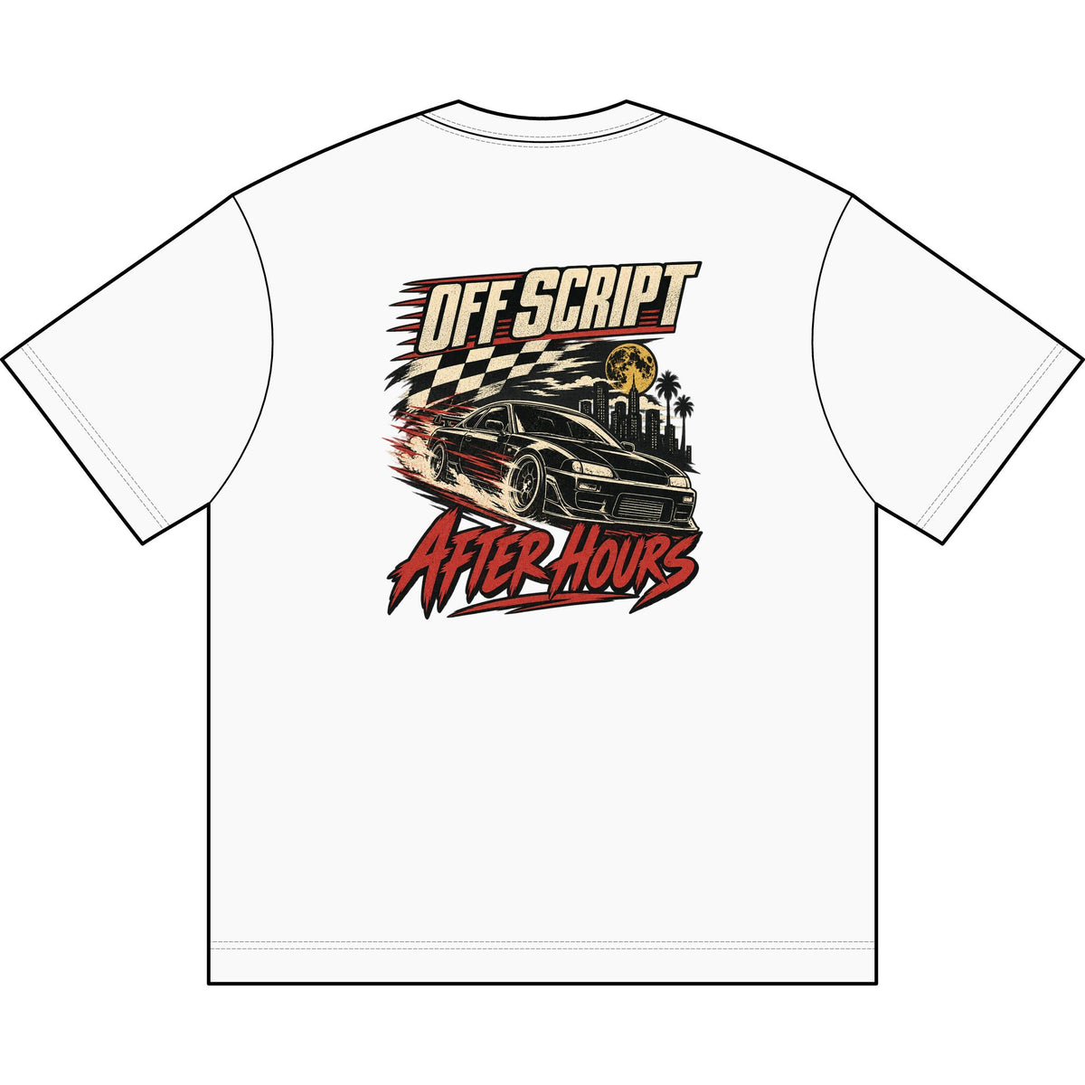 After Hours Racing T‑Shirt — Off Script Graphic Tee