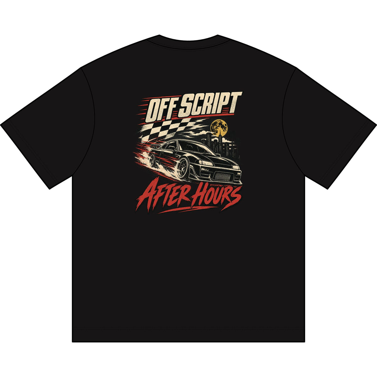After Hours Racing T‑Shirt — Off Script Graphic Tee