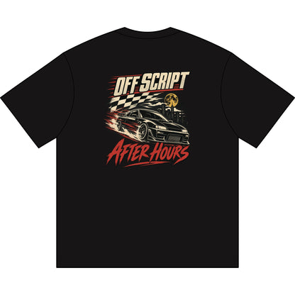 After Hours Racing T‑Shirt — Off Script Graphic Tee