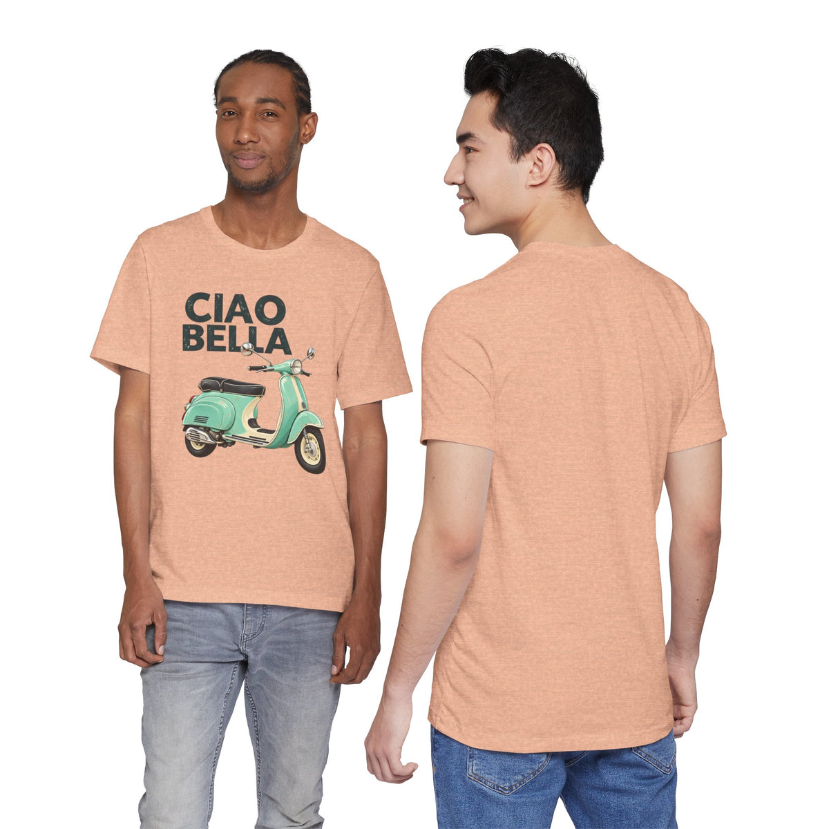 Ciao Bella Vespa Scooter Graphic T-Shirt