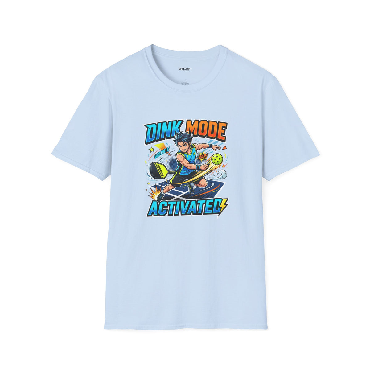 Dink Mode Activated T-Shirt — Pickleball Player Graphic Tee