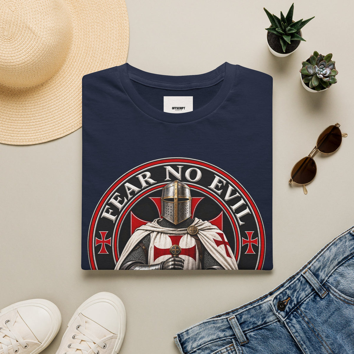 Crusader 'Fear No Evil' T‑Shirt