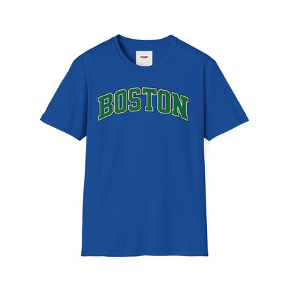 Boston Arch Logo T‑Shirt — Classic College Campus Tee