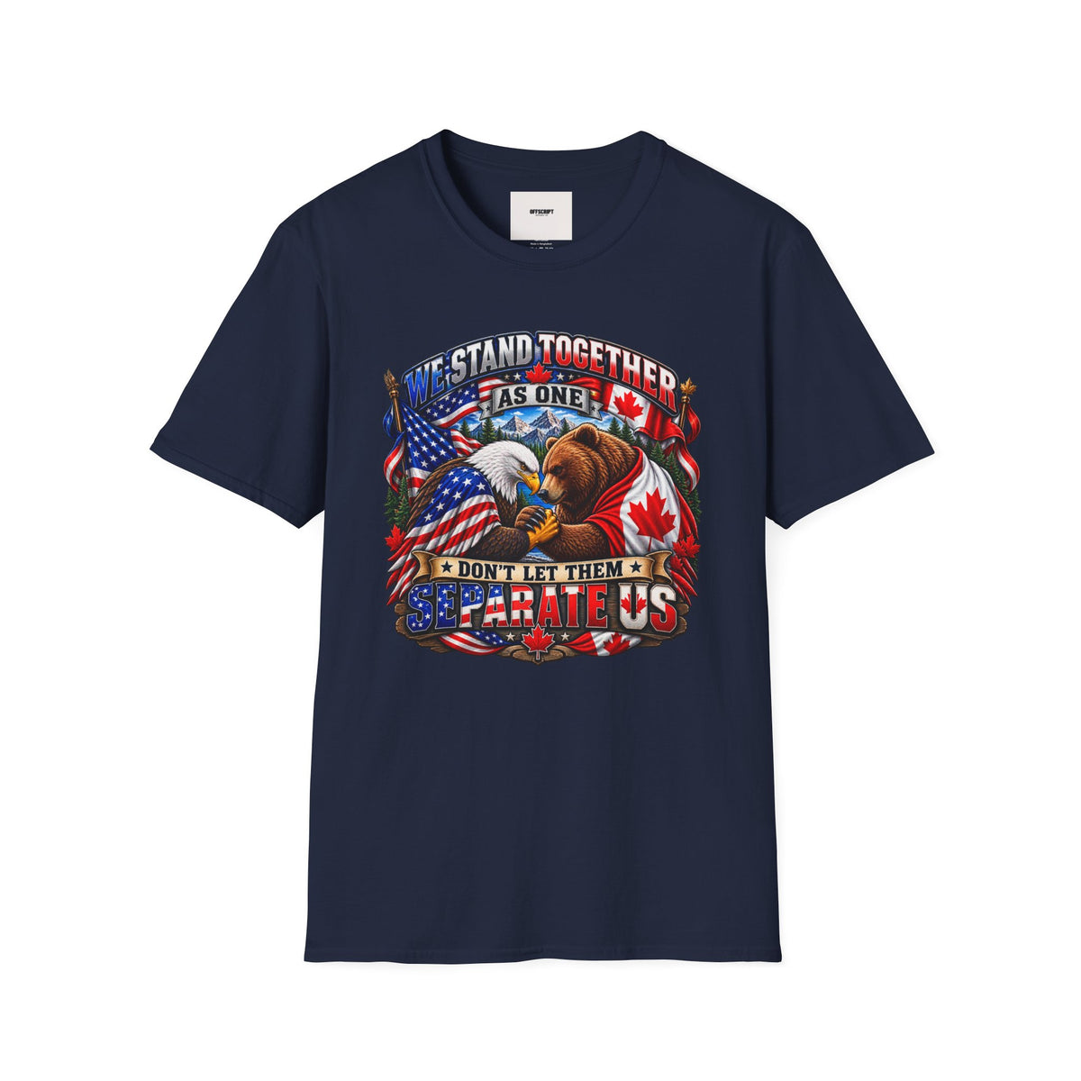 Patriotic "We Stand Together As One" T-Shirt